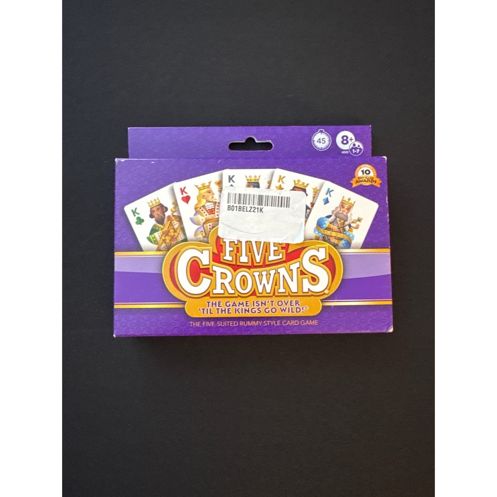 Five Crowns Card Game PlayMonster #4001 Five Suited Rummy Family Game Complete